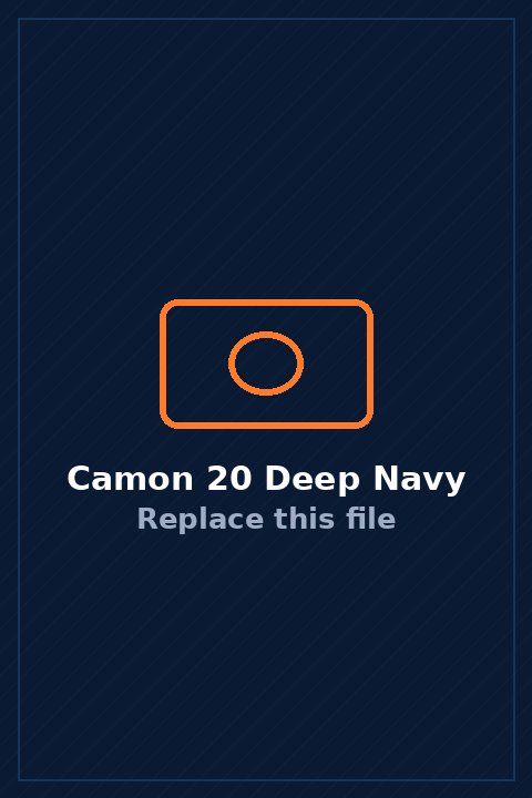 Camon 20 in Deep Navy