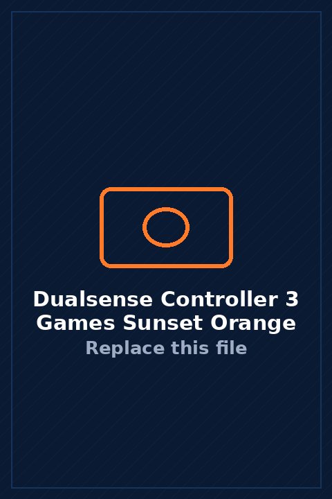 DualSense Controller + 3 Games in Sunset Orange