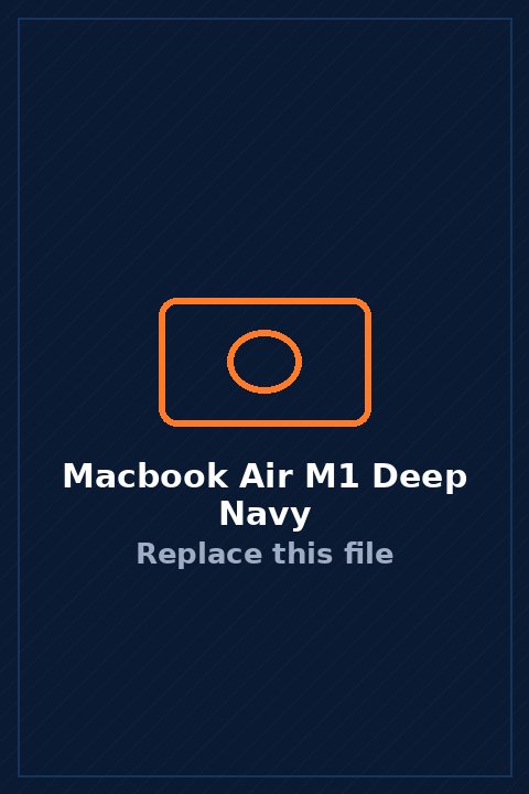 MacBook Air M1 in Deep Navy