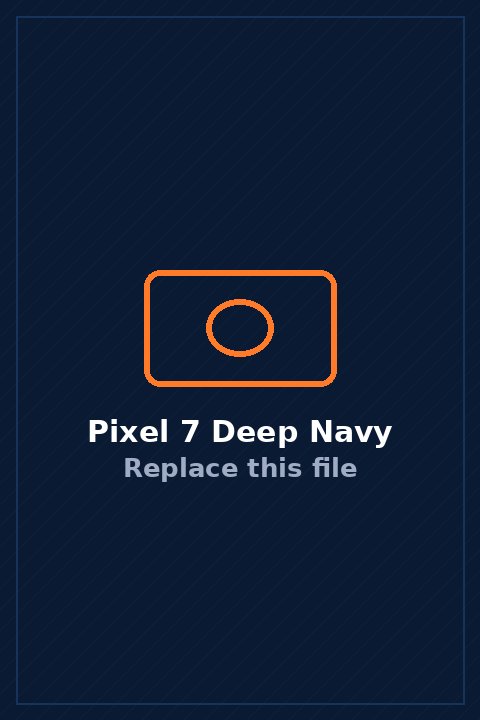 Pixel 7 in Deep Navy