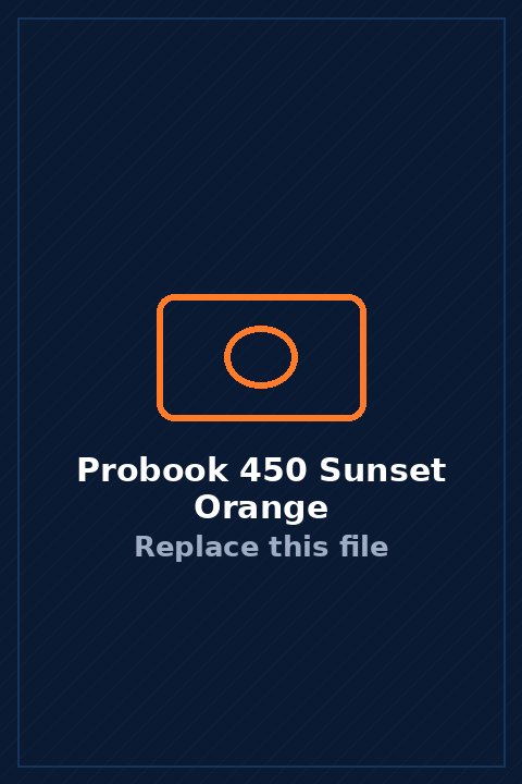 ProBook 450 in Sunset Orange