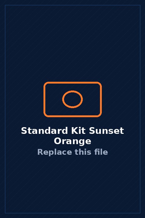 Standard Kit in Sunset Orange